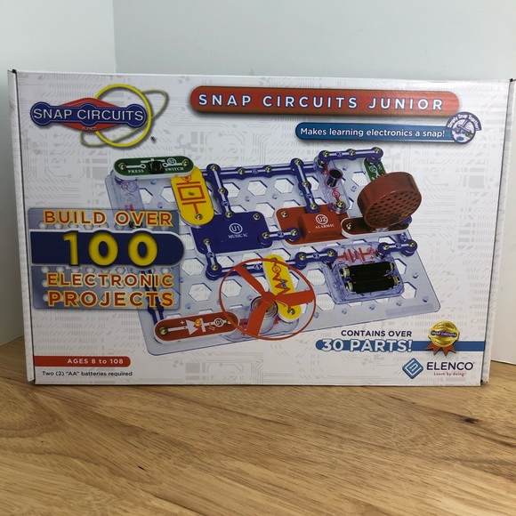 New Snap Circuits Junior SC-100 Electronic Project Kit - Picture 3 of 4